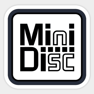 Minidisc Sticker